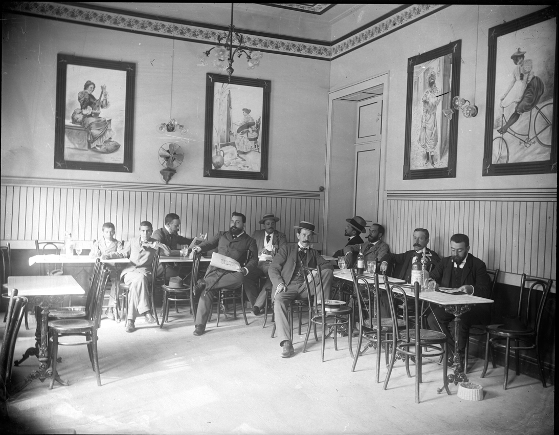 Café de Madrid (1905-1910) Fotógrafo: Luis Ojeda Pérez 