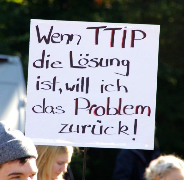 Si el TTIP es la solución, quiero de nuevo el problema